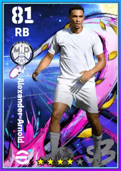T. Alexander-Arnold eFootball 2026 player card — 81 OVR RB