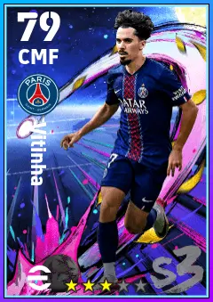 Vitinha eFootball 2026 player card — 79 OVR CMF