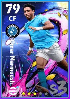 Omar Marmoush eFootball 2026 player card — 79 OVR CF