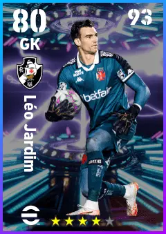 Leo Jardim eFootball 2026 player card — 80 OVR GK