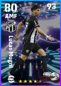 Lucas Mugni eFootball 2026 player card — 80 OVR AMF