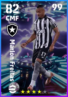 Marlon Freitas eFootball 2026 player card — 82 OVR CMF