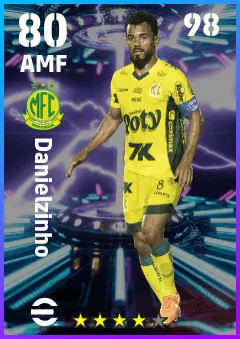 Danielzinho eFootball 2026 player card — 80 OVR AMF