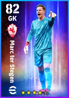 Marc ter Stegen eFootball 2026 player card — 82 OVR GK