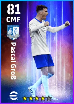 Pascal GroSS eFootball 2026 player card — 81 OVR CMF
