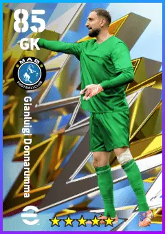 Gianluigi Donnarumma eFootball 2026 player card — 85 OVR GK