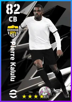 Pierre Kalulu eFootball 2026 player card — 82 OVR CB