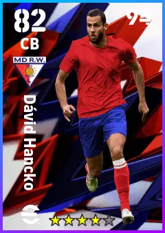 David Hancko eFootball 2026 player card — 82 OVR CB