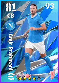 Amir Rrahmani eFootball 2026 player card — 81 OVR CB