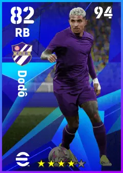 Dodo eFootball 2026 player card — 82 OVR RB