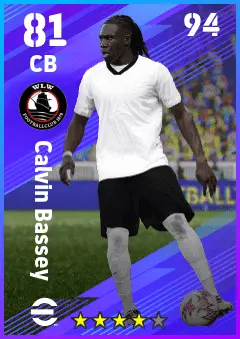 Calvin Bassey eFootball 2026 player card — 81 OVR CB