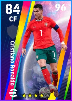 Cristiano Ronaldo eFootball 2026 player card — 84 OVR CF