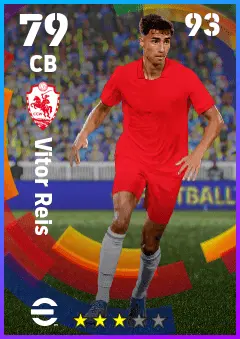 Vitor Reis eFootball 2026 player card — 79 OVR CB