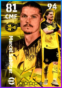 Marcel Sabitzer eFootball 2026 player card — 81 OVR CMF