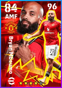 Bryan Mbeumo eFootball 2026 player card — 84 OVR AMF