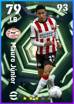 Mauro Junior eFootball 2026 player card — 79 OVR LB