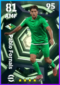 Pablo Fornals eFootball 2026 player card — 81 OVR AMF