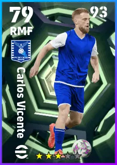 Carlos Vicente eFootball 2026 player card — 79 OVR RMF