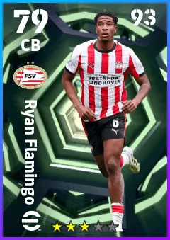 Ryan Flamingo eFootball 2026 player card — 79 OVR CB