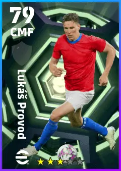 Lukas Provod eFootball 2026 player card — 79 OVR CMF