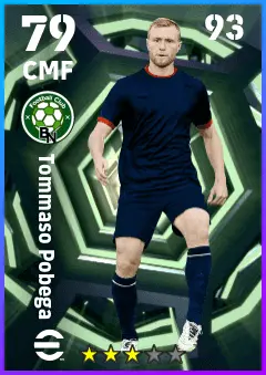 Tommaso Pobega eFootball 2026 player card — 79 OVR CMF