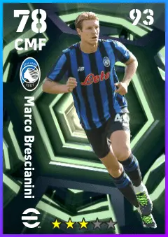 Marco Brescianini eFootball 2026 player card — 78 OVR CMF