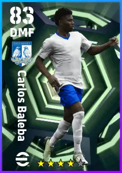 Carlos Baleba eFootball 2026 player card — 83 OVR DMF