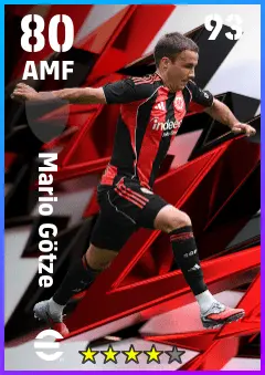 Mario Gotze eFootball 2026 player card — 80 OVR AMF