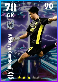 Wichaya Ganthong eFootball 2026 player card — 78 OVR GK