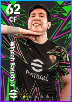 Windah Basudara eFootball 2026 player card — 62 OVR CF