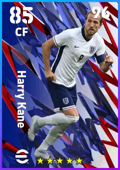 Harry Kane eFootball 2026 player card — 85 OVR CF