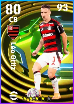 Leo Ortiz eFootball 2026 player card — 80 OVR CB