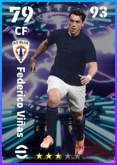 Federico Vinas eFootball 2026 player card — 79 OVR CF