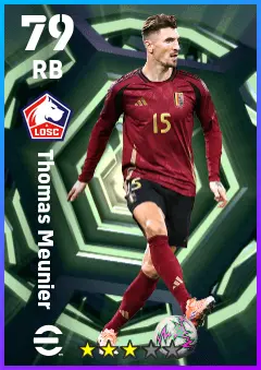 Thomas Meunier eFootball 2026 player card — 79 OVR RB