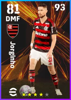 Jorginho eFootball 2026 player card — 81 OVR DMF