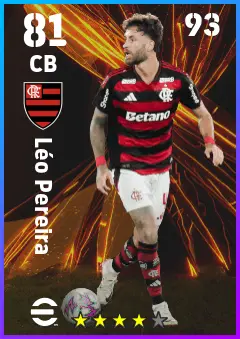 Leo Pereira eFootball 2026 player card — 81 OVR CB
