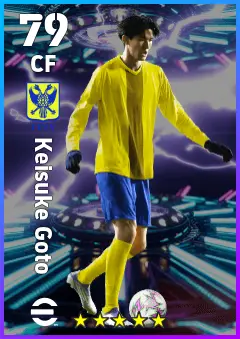 Keisuke Goto eFootball 2026 player card — 79 OVR CF