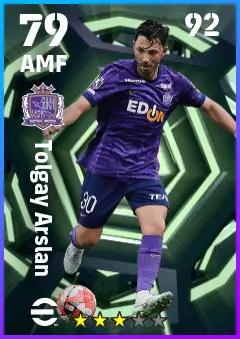 Tolgay Arslan eFootball 2026 player card — 79 OVR AMF