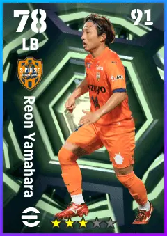 Reon Yamahara eFootball 2026 player card — 78 OVR LB