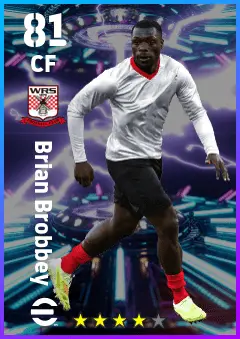Brian Brobbey eFootball 2026 player card — 81 OVR CF