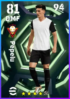 Pepelu eFootball 2026 player card — 81 OVR DMF