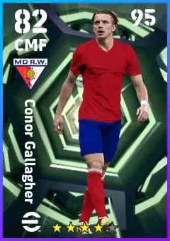 Conor Gallagher eFootball 2026 player card — 82 OVR CMF