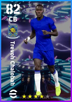 Trevoh Chalobah eFootball 2026 player card — 82 OVR CB