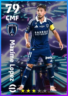 Maxime Lopez eFootball 2026 player card — 79 OVR CMF