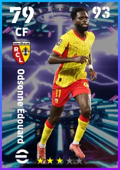 Odsonne Edouard eFootball 2026 player card — 79 OVR CF
