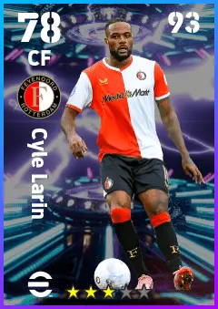 Cyle Larin eFootball 2026 player card — 78 OVR CF
