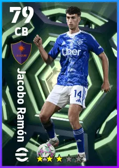 Jacobo Ramon eFootball 2026 player card — 79 OVR CB