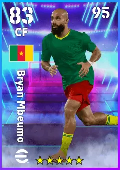 Bryan Mbeumo eFootball 2026 player card — 83 OVR CF