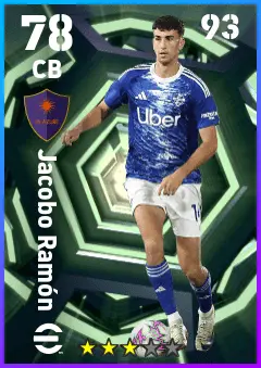 Jacobo Ramon eFootball 2026 player card — 78 OVR CB
