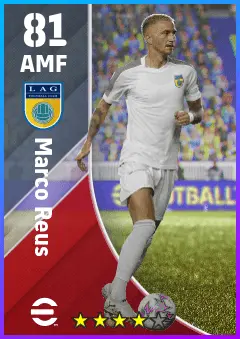 Marco Reus eFootball 2026 player card — 81 OVR AMF